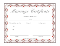 marriage cert